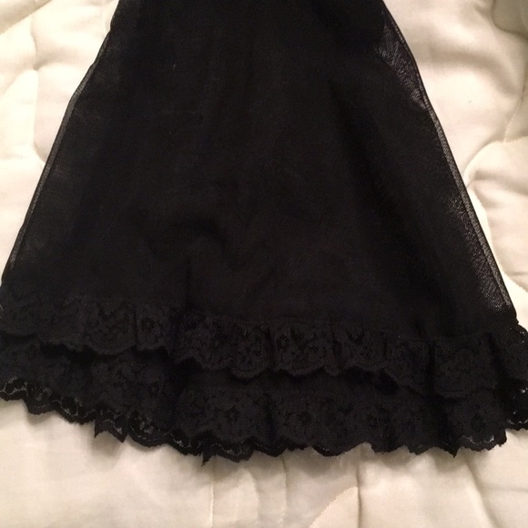 Black evening top with bell sleeves - Picture 5 of 5